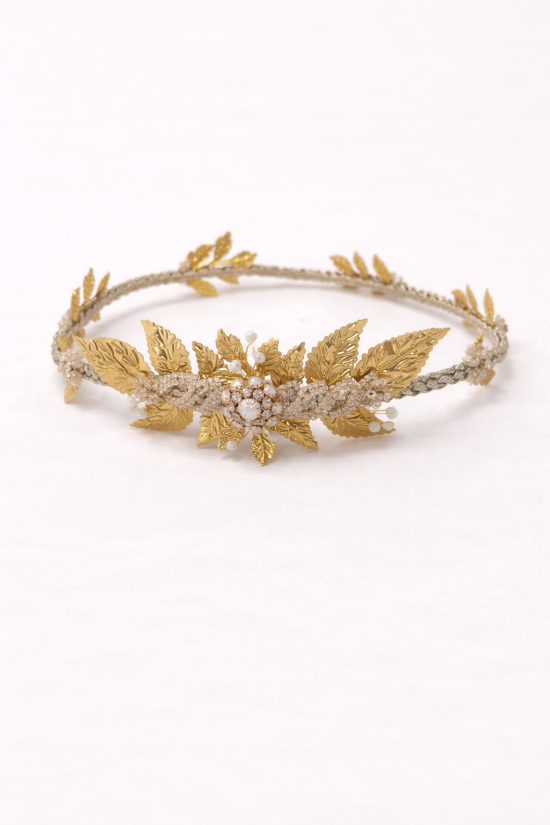 CORONA CAMBRIDGE- ESPERANZA BERTRAN-GOLD-NOVIA