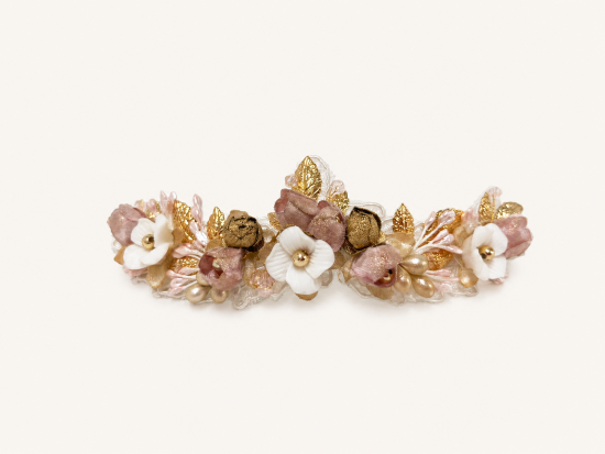 TOCADO KENT-GOLD-ESPERANZA BERTRAN-NOVIA